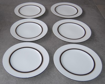 Rosenthal Studio Line Variation: Tapio Wirkkala - 6 Kuchenteller 20 cm