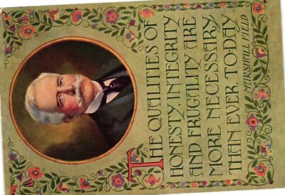 Vintage Postcard- The qualities of honesty, integrity Early 1900s