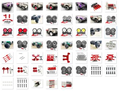 Alloy Tyre /Arm Upgrades Parts For Arrma GRANITE SENTON Vorteks Bigrock 3S BLX