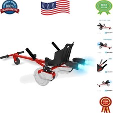 Adjustable Falcon-1 Buggy for 6.5" 8" Hoverboards - Easy Install LED Lights
