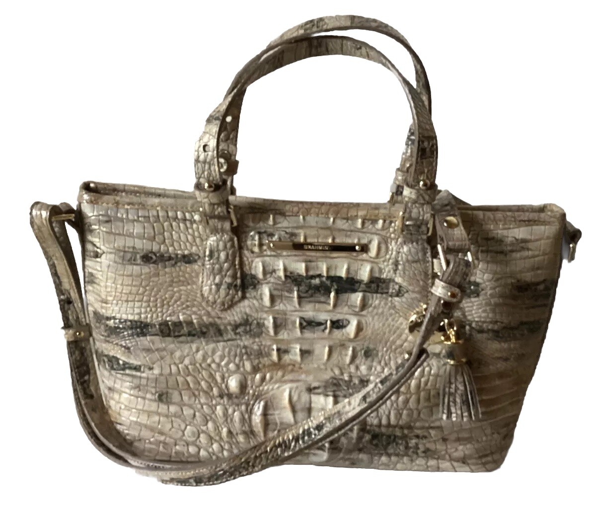 Brahmin NEW Mini Asher Satchel Sandalwood Melbourne Sold Out