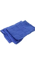 10lb Box Recycled Blue Shop Rags,Surgical Rags/Huck Towel Rags
