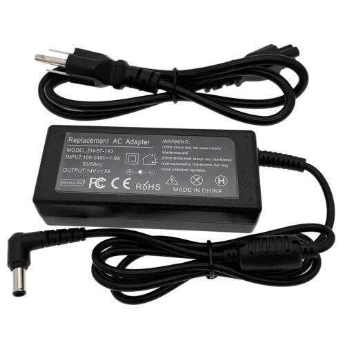 AC Adapter For Samsung S27E390H S27E510C S27E591C S27F352FHN Monitor Power Cord - Picture 7 of 9