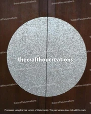 Natural White Random Gemstone Coffee Table Top Mother Of Pearl Inlay Arts Decor