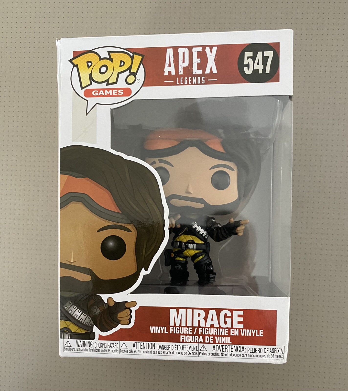 Figura De Juegos Funko Pop: Apex Legends #547 Mirage Nueva