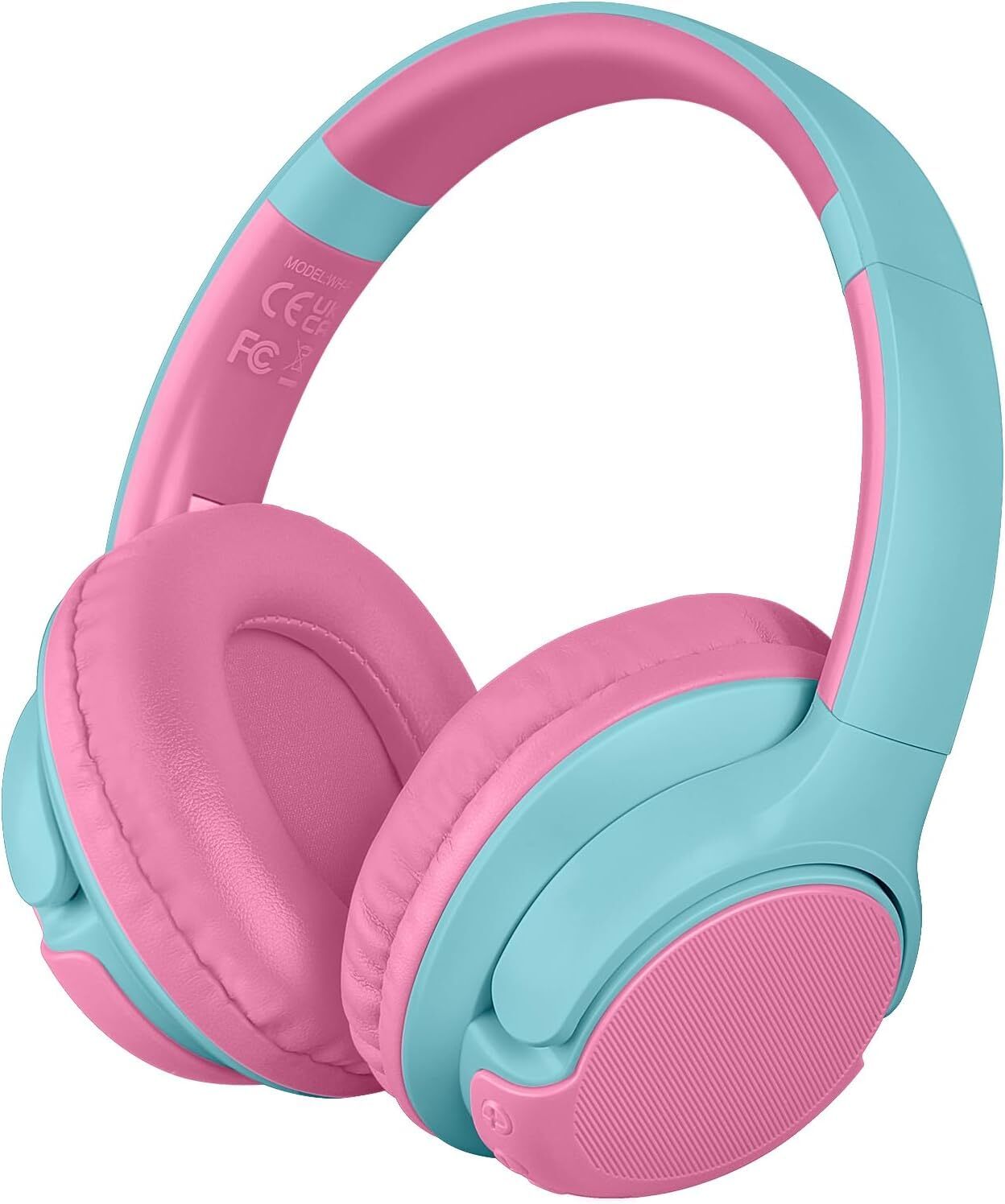 ZIHNIC Kids Bluetooth Headphones 40Hr Playtime Lightweight Wireless On-Ear Headphones for Children