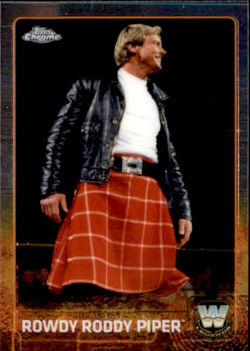 Rowdy Roddy Piper 2015 Topps Chrome WWE Card #88