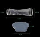 Nail Art Stamper Manicure Jelly Silicone Stamper & Scraper Transfer Tool Kit