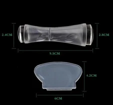 Nail Art Stamper Manicure Jelly Silicone Stamper & Scraper Transfer Tool Kit