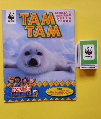TAM TAM Sticker Album empty - complete set - new links animals