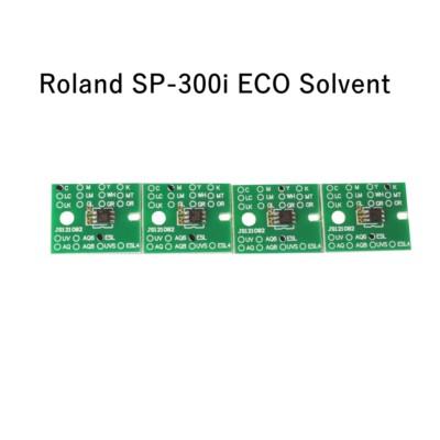 4pcs / set Permanent ECO Solvent Chips for Roland SP-300i - CMYK