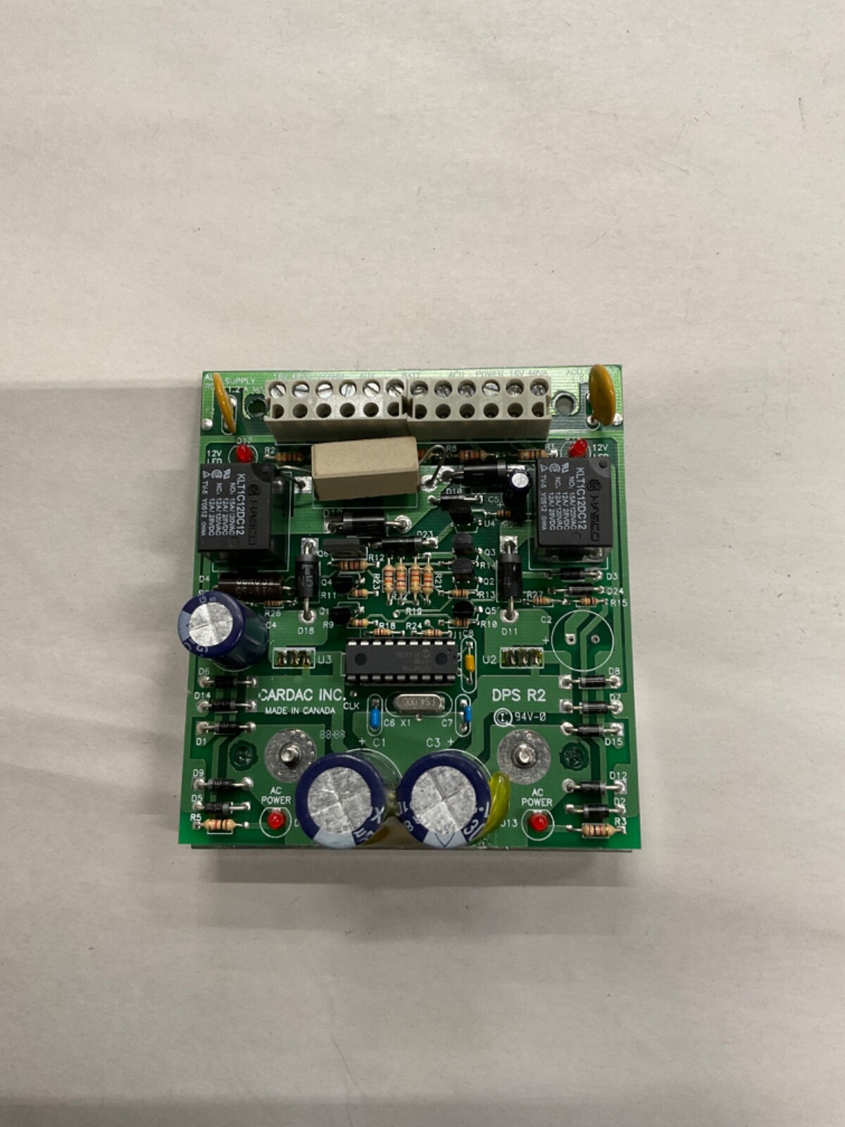 Keyscan Cardac Security Card Access Control Panel Power Supply Board DPS R2