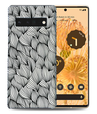 CASE COVER FOR GOOGLE PIXEL|SKETCH DOODLE WAVY PATTERN #1