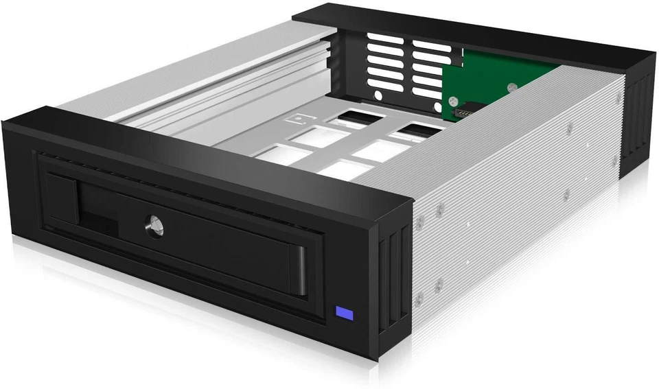 525" Wechselrahmen für 1x 35" 89 cm oder 1x 25" 635 cm SATA III/SAS II HDD/SS... - Bild 3 von 4