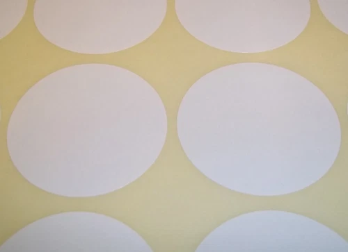 100 White 20mm 3/4 Inch Colour Code Dots Round Stickers Sticky ID Labels