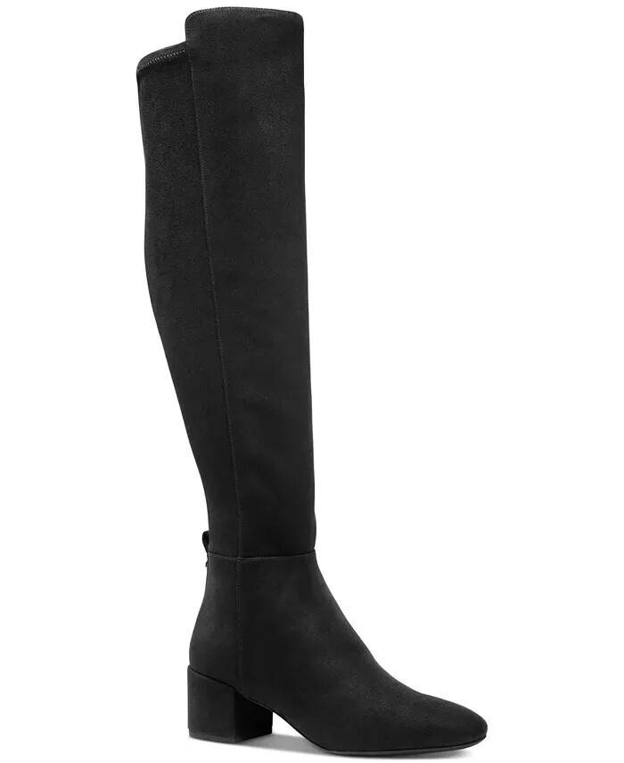 MICHAEL KORS Women's Braden Suede Side-Zip Over The Knee Boots