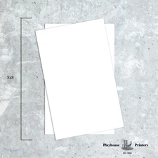 5 x 8 Blank Notepads - 60# opaque paper - 60 sheets per pad (10 pack)