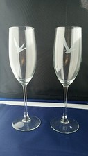 10 Brand New Custom Grey Goose Glass Champagn...