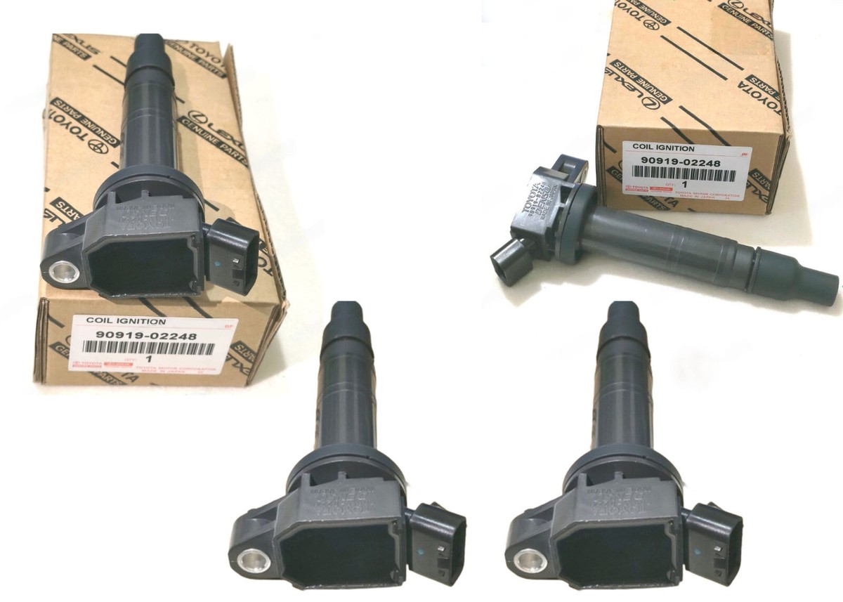 4X OEM Ignition Coil 90919-02248 Fits For Toyota Tacoma Land