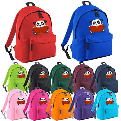Back To School Panda Rucksack Kinder Schulterrucksack Tasche für Jungen & Mäd...