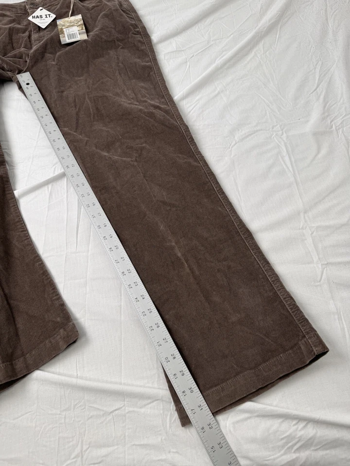 Pantalones de pana Royal Robbins para mujer 16 marrón corte bota elásticos nuevos con etiquetas Foto 3 de 4