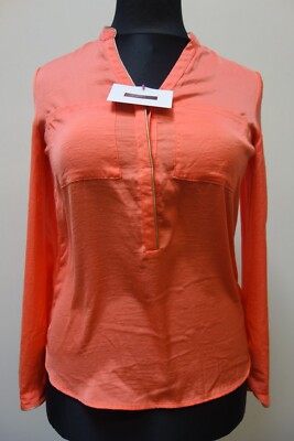 EK1689 Damen Bluse von Promod, lachsfarben, Gr. 34