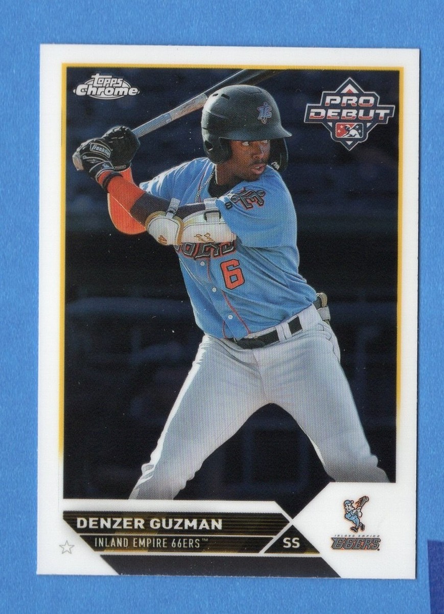 デ・グズマン 2022 Bowman Sterling #BSP-76 Denzer Guzman Los Angeles