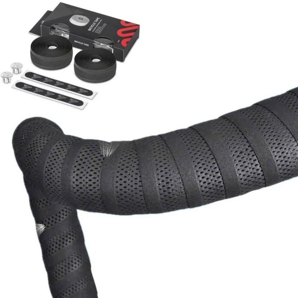 Bicicleta de Carretera Bicicleta Manillar Cinta Malla Ciclismo Volante Antideslizante EVA Amortiguador Reino Unido