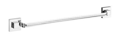 WENKO Edelstahl Badetuch Stange UNO Handtuch Halter ohne bohren 60,5cm Edelstahl