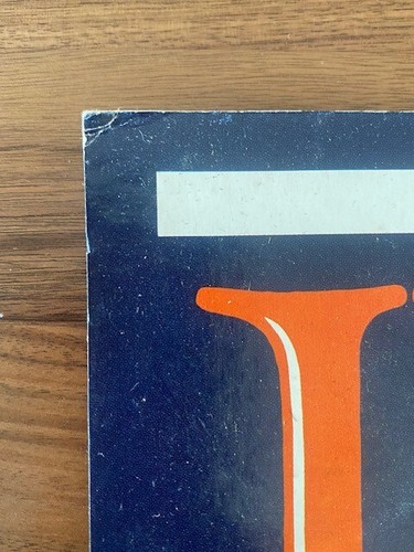 1985 ILLINOIS ILLINI BUD LIGHT BEER FOOTBALL SCHEDULE 17X22 STANDUP BAR TOP - Picture 10 of 15
