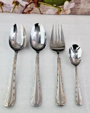 Oneida MERLOT Stainless 18/10 Hostess Set Serving Set-Free Shipping!