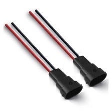 H11 H8 880 881 Male Adapter Wiring Harness Sockets Male Male Socket 2PCS