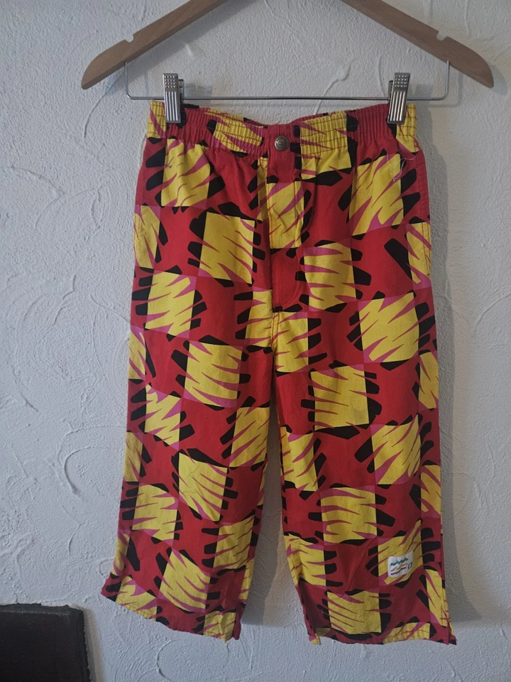 Vintage O.P. Pantalones Cortos Largos OCEAN PACIFIC Capris Años 80 Surf Skate Niños XL Foto 4 de 4