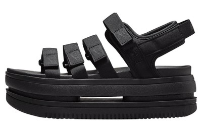 Womens Nike Icon Classic Sandal NA Platform Black Size 11/9.5 Mens DH0224-004