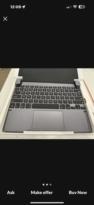 Brydge Wireless Keyboard Dock w/ Trackpad Magnetic Cover Gray English QWERTY