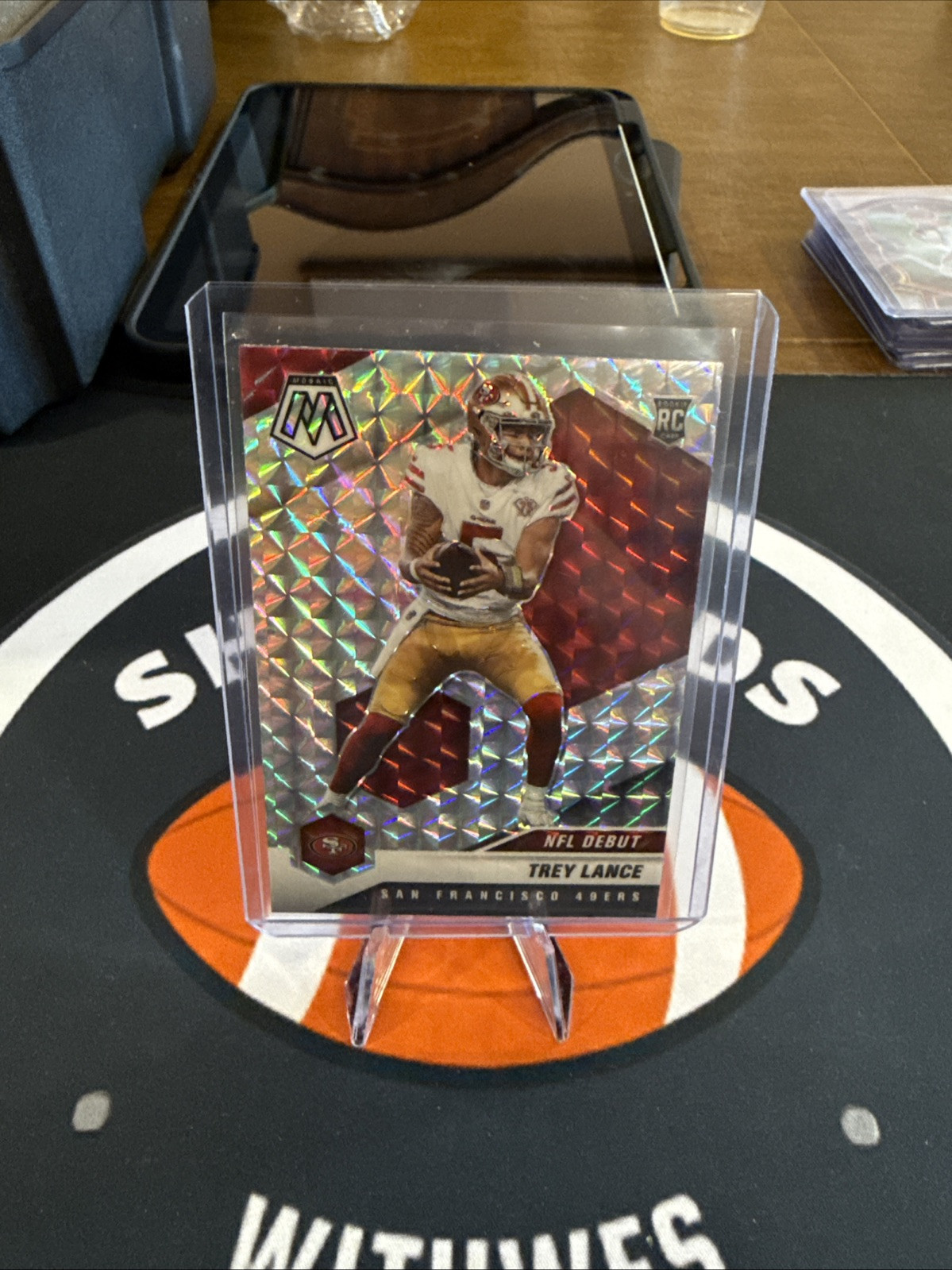 TREY LANCE 2021 MOSAIC NFL DEBUT ROOKIE SILVER MOSAIC 49ERS B RC Q3965