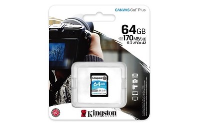 Kingston Speicherkarte SDG3/64GB SD Card  64GB SDXC Canvas Go Plus C10 retail