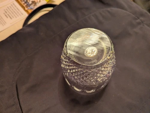 MINT! WATERFORD CRYSTAL 3-1/2" TALL COLLEEN VINTAGE WHISKEY TUMBLER GLASS