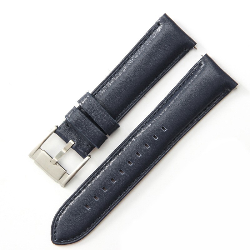 Cinturino per orologio Fossil FS5237 / FS5454 Pelle Blu 22mm