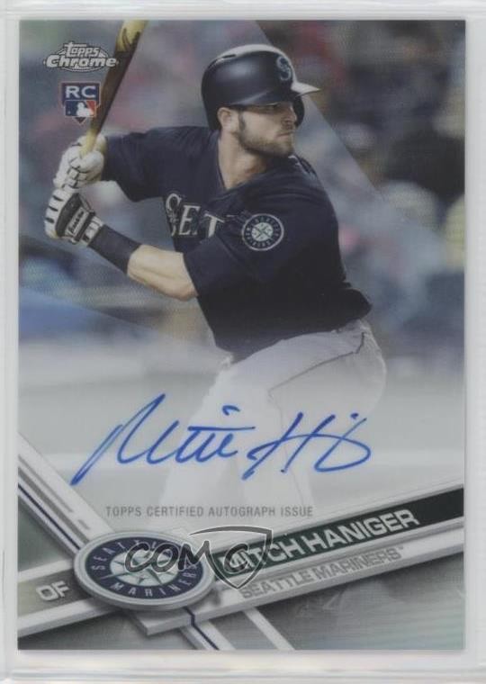 2017 Topps Chrome Rookie Auto Refractor 101/499 Mitch Haniger #RA-MH Auto 2du