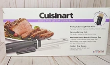 Cuisinart Electric Knife Set w/Cutting Board, Fork, Model CEK-41, New Open Box