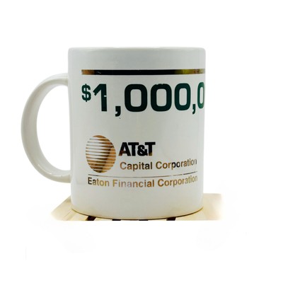 Vintage AT&T Company Merch Capital Corp 1 Million Milestone Mug Eaton Financial