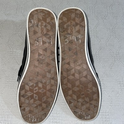 Aldo Mens Ankle Top Sneakers Size 9.5 M Black Leather Going  display picture 2