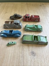 Vintage Metal Cars / Lot Of 7 / Midgetoy / Tootsietoy
