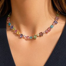 Gema Damen Halskette Eleganter Anhänger Schmuck Geschenkidee