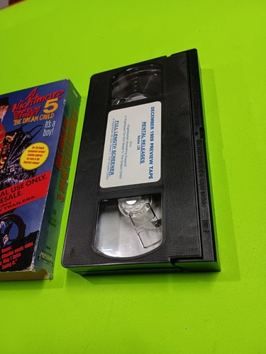 A Nightmare on Elm Street 5 (1989) VHS Screener – Uncut + Whodini Music Video! - Picture 11 of 16