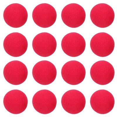Set of 2 Clown Nose Sponge Ball Child Cosplay Prop Decor Carnival Supply