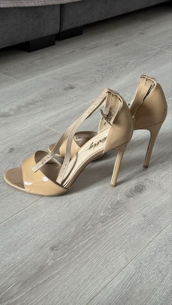 Women Miraton Heels Beige Leather 39