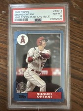 2022 Topps Series 1 - 1987 35th Anniversary Shohei Ohtani #T87-1 PSA 8