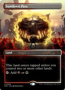 Sundown Pass (Borderless) 305 Secrets of Strixhaven